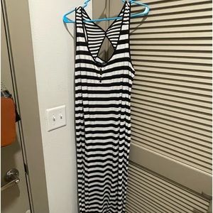 Black & White long dress